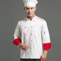 厨师长工作服定做长袖002