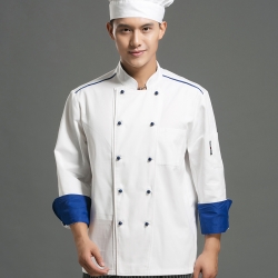 厨师长工作服定做长袖001