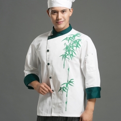 厨师长工作服定做长袖006